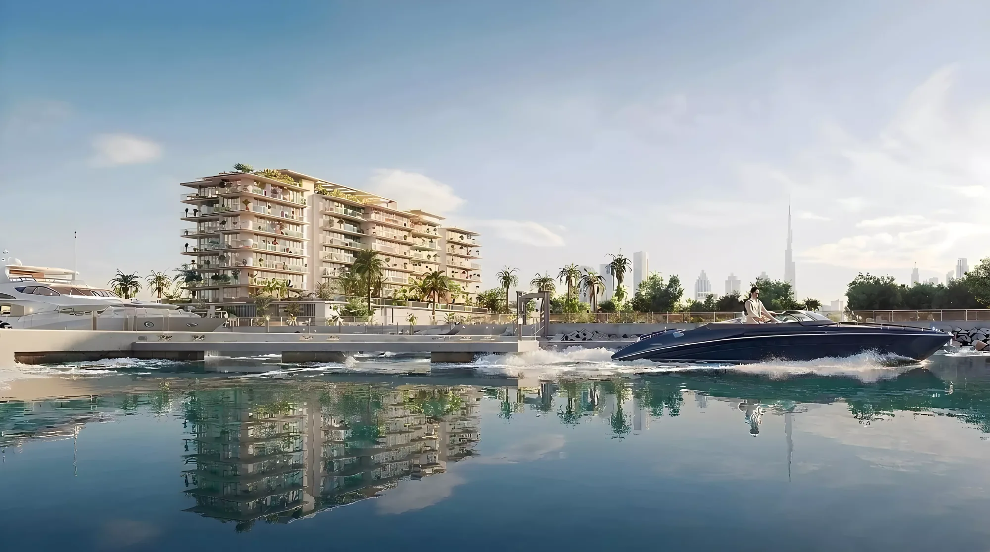 Le Château Piétrus van Mr. Eight aan de marina van Dubai Islands